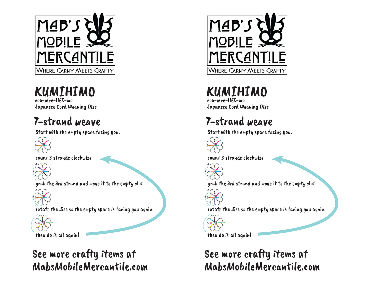 Kumihimo - Cord Weaving Fidget Disc