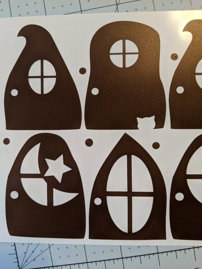 Faerie Door - Cat door - Silhouette image