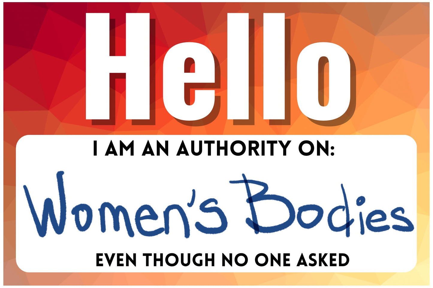 Hello. Name tags image 2