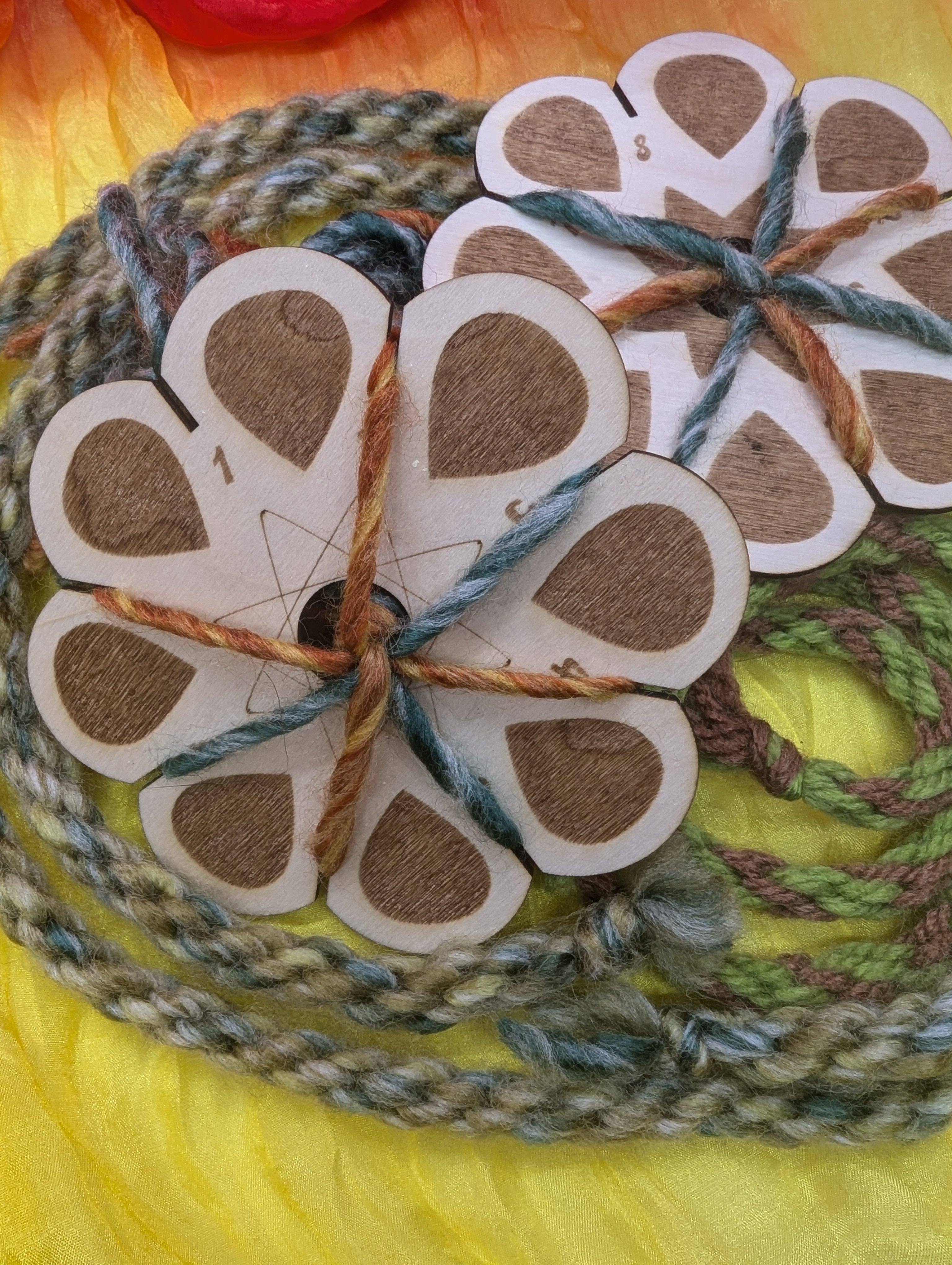 Kumihimo - Cord Weaving Fidget Disc – The Crafty Carny