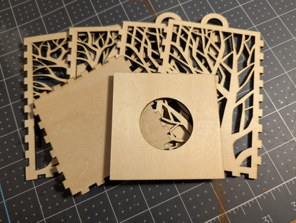 LED Lantern KIT– DIY Forest Silhouette