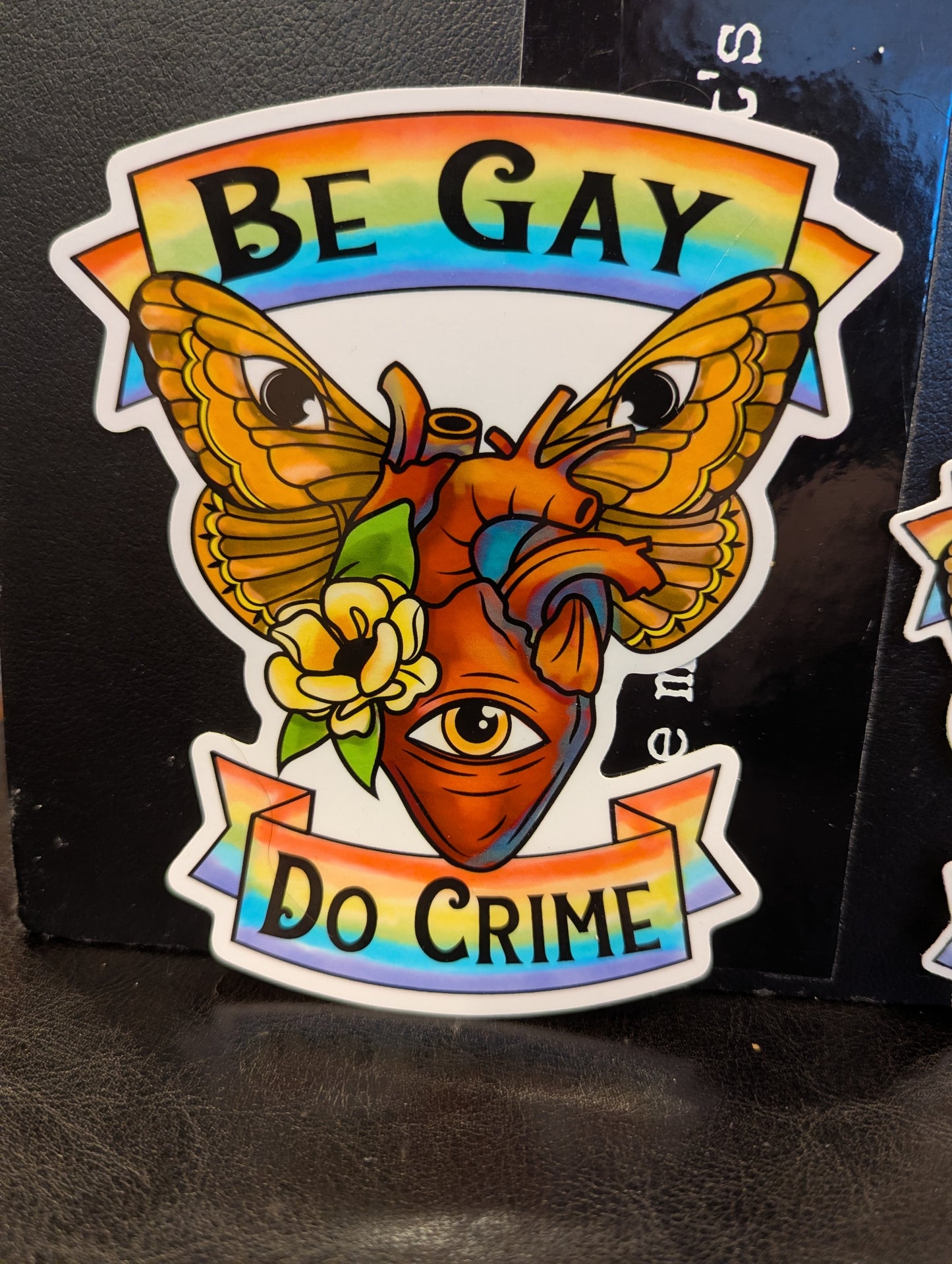 Be Gay, Do Crime Vinyl Sticker