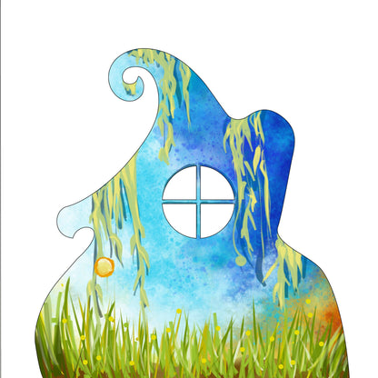 Faerie Door - Garden Door - Magnet image