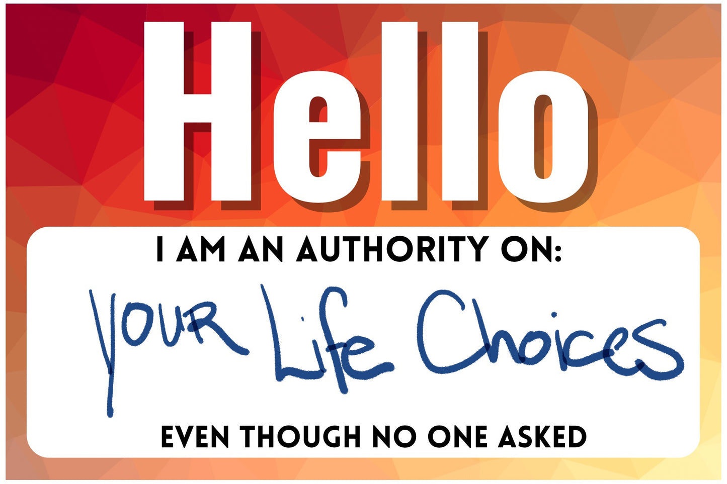 Hello. Name tags image 3